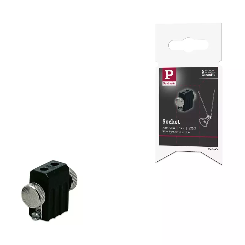,Système sur câbles Socket Porte-lampe GX5,,3 max. 50W 12V, PAULMANN 4 - Cimaise Tableau 