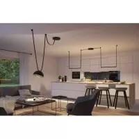 ULine Luminaire en suspension LED Bol 300mm 12W - système d'accrochage et décoration - détail 9