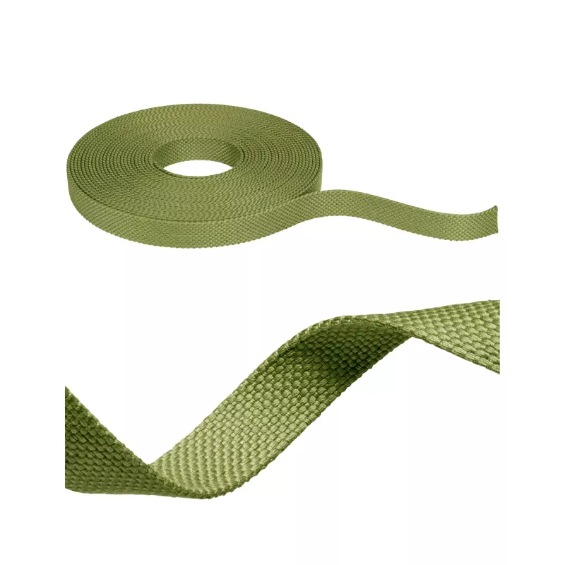 ULine 10m Dacron-Textilgurtband, kupfergrün