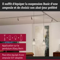 URail Abat-jour 2Easy Valerio 100mm - système d'accrochage et décoration - détail 5