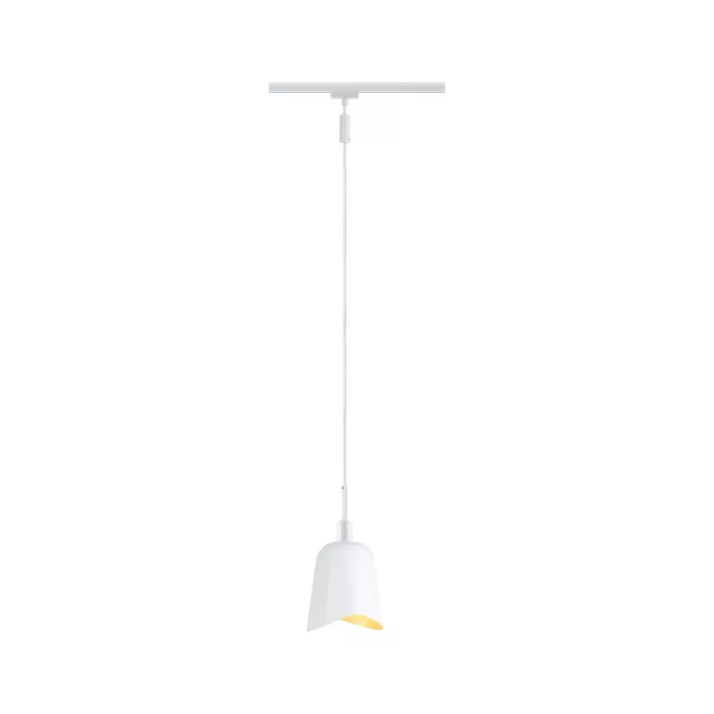 ,URail Lampenschirm DecoSystems Alvaro 144mm Weiß,, Gold, PAULMANN 12 - Cimaise Tableau 