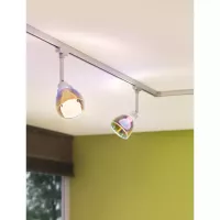 URail Abat-jour DecoSystems Wolbi 90mm Dichroïque - système d'accrochage et décoration - détail 5