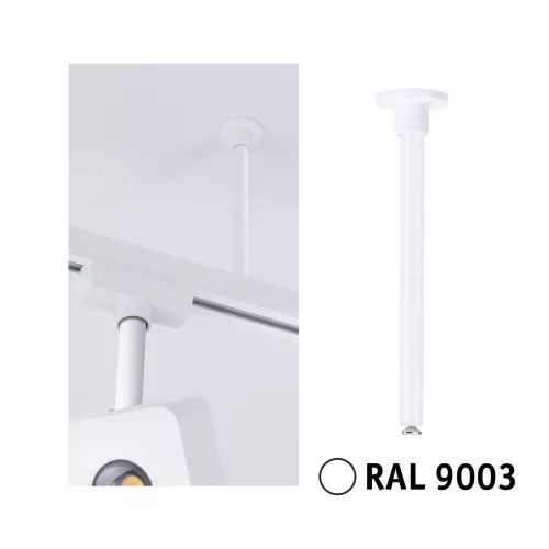 Señal de suspensión de riel URAil de 105 mm, color blanco PAULMANN 7 - Cimaise Tableau 