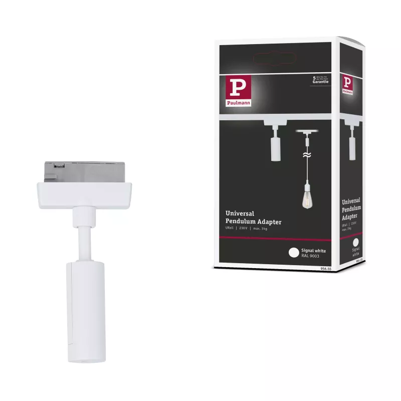 URail Adaptateur de suspension Universal max. 50W 230V Blanc signal PAULMANN 12 - Cimaise Tableau 