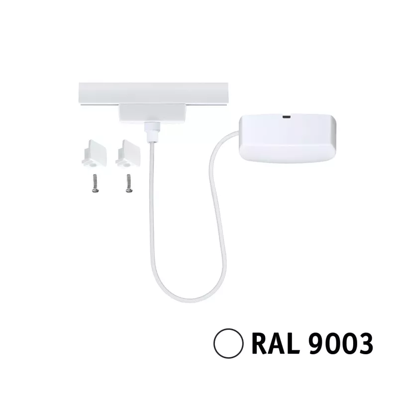 URail-Netzkabel, max. 1 m, 1000 W, Signal, Weiß PAULMANN 11 - Cimaise Tableau 