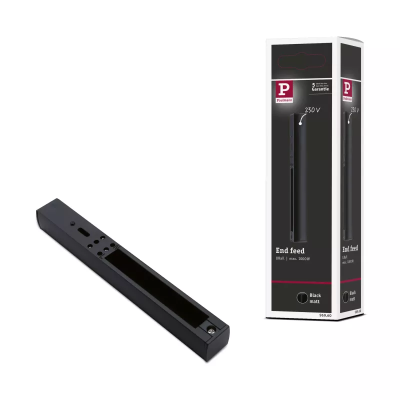 URail Alimentation électrique Fin 161x18mm max. 1000W PAULMANN 31 - Cimaise Tableau 