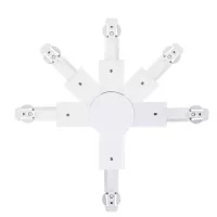 URail Connecteur Articulation 159x36mm max. 1000W Blanc signal - système d'accrochage et décoration - détail 2