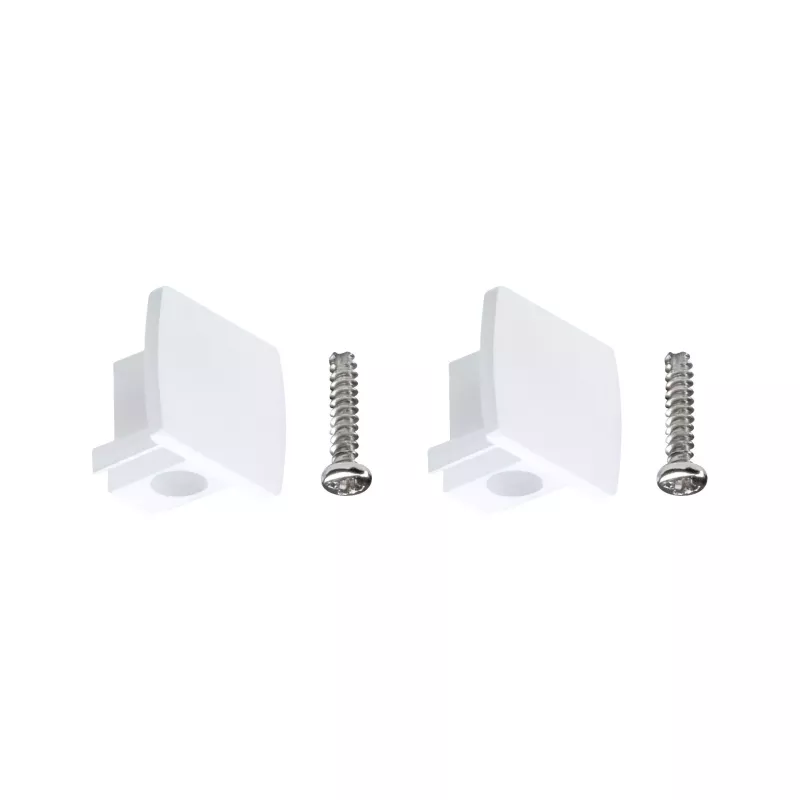 URail Connecteur Extrémités 13x21mm Blanc signal - système d'accrochage et décoration