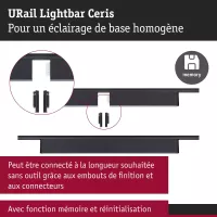 ,URail Lightbar 3-Step-Dim Ceris 800lm 9,,5W 3000K gradable 230V, - système d'accrochage et décoration - détail 4