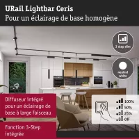 ,URail Lightbar 3-Step-Dim Ceris 850lm 9,,5W 4000K dimmable 230V, - système d'accrochage et décoration - détail 3