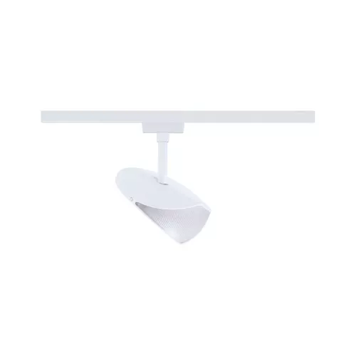 Foco para riel URail, atenuación en 3 pasos, Alejandro, 800 lm, 10 W, 3000 K, regulable, 230 V, color blanco señal