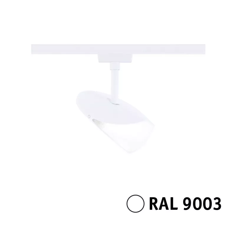 URail Spot sur rail 3-Step-Dim Alejandro 800lm 10W 4000K gradable 230V Blanc signal