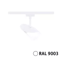 URail Track spotlight 3-Step-Dim Alejandro 800lm 10W 4000K dimmable 230V Signal white - système d'accrochage et décoration - détail 5