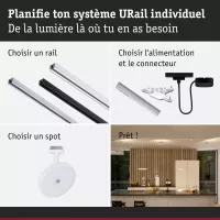 URail Track spotlight 3-Step-Dim Hildor 850lm 15W 3000K dimmable 230V Signal white - système d'accrochage et décoration - détail 8