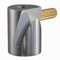 Gancio rotondo 5 kg + vite ottone - sospensione per cornici ARTI TEQ 2 - Cimasa per Quadri