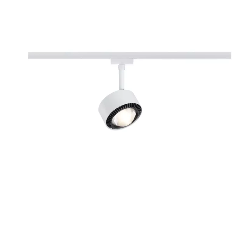 URail Track spotlight Aldan Individual spotlight 500lm 8W White Switch 230V Signal white