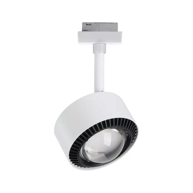 URail Gleisstrahler Aldan Einzelstrahler 500lm 8W Weiß Schalter 230V Signal weiß