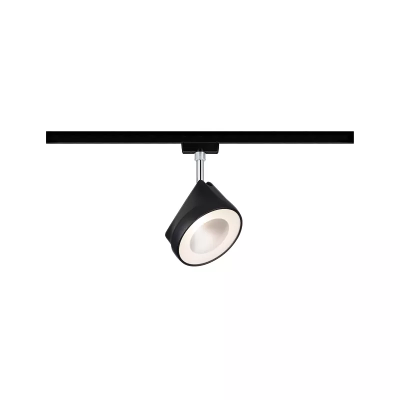 ,URail Spot sur rail Arena Spot individuel 800lm 14W 2700K gradable 230V Noir mat,,, - système d'accrochage et décoration