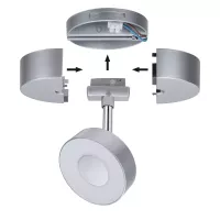 URail Spot sur rail Base Spot individuel max. 50W 230V - système d'accrochage et décoration - détail 3