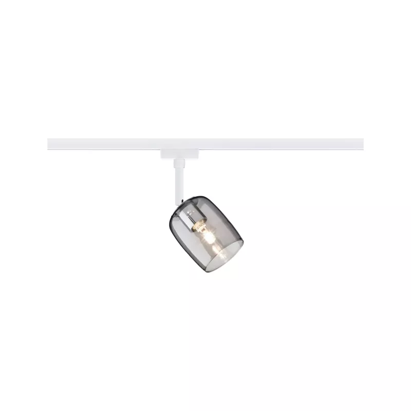 Foco para riel URail Blossom G9 máx. 10W regulable 230V Señal blanco,, Cristal,