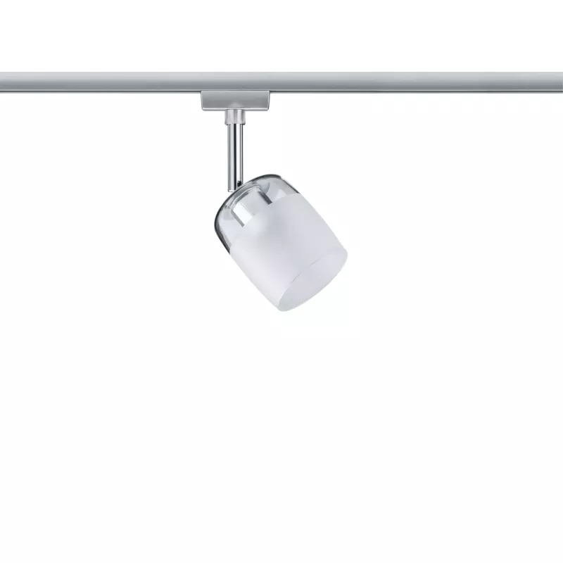 ,URail Schienenstrahler Blossom Einzelstrahler G9 max. 10W dimmbar 230V Mattchrom,, Klar,,, - système d'accrochage et décoration
