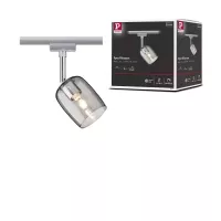Foco individual URail Spot para riel Blossom G9, máx. 10 W, regulable, 230 V, acabado cromado mate, cristal. - système d'accrochage et décoration - détail 5