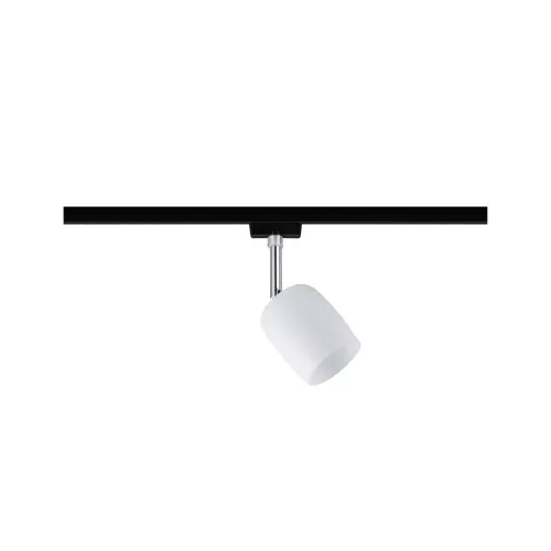 Foco individual URail Spot para riel Blossom G9, máx. 10 W, regulable, 230 V, negro mate.