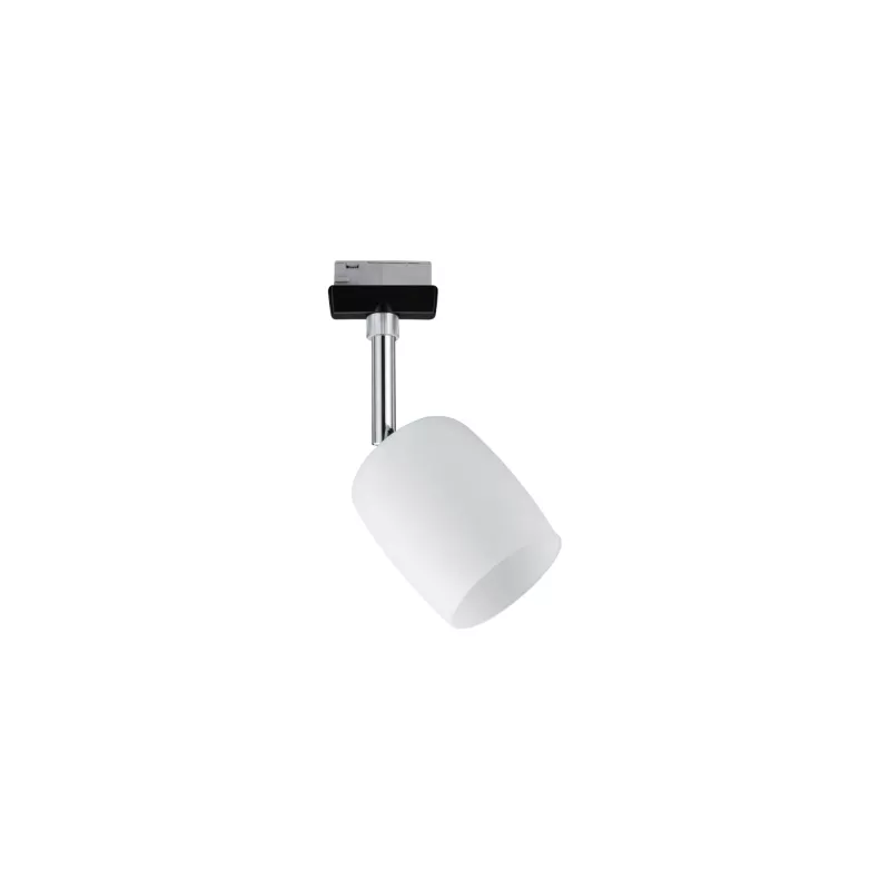 Foco individual URail Spot para riel Blossom G9, máx. 10 W, regulable, 230 V, negro mate.