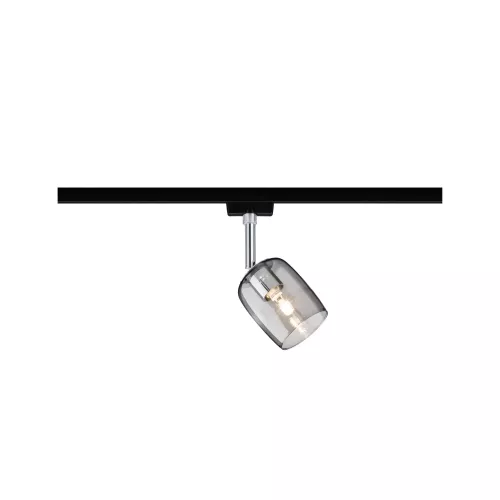 ,URail Spot sur rail Blossom Spot individuel G9 max. 10W gradable 230V Noir mat,, Verre,