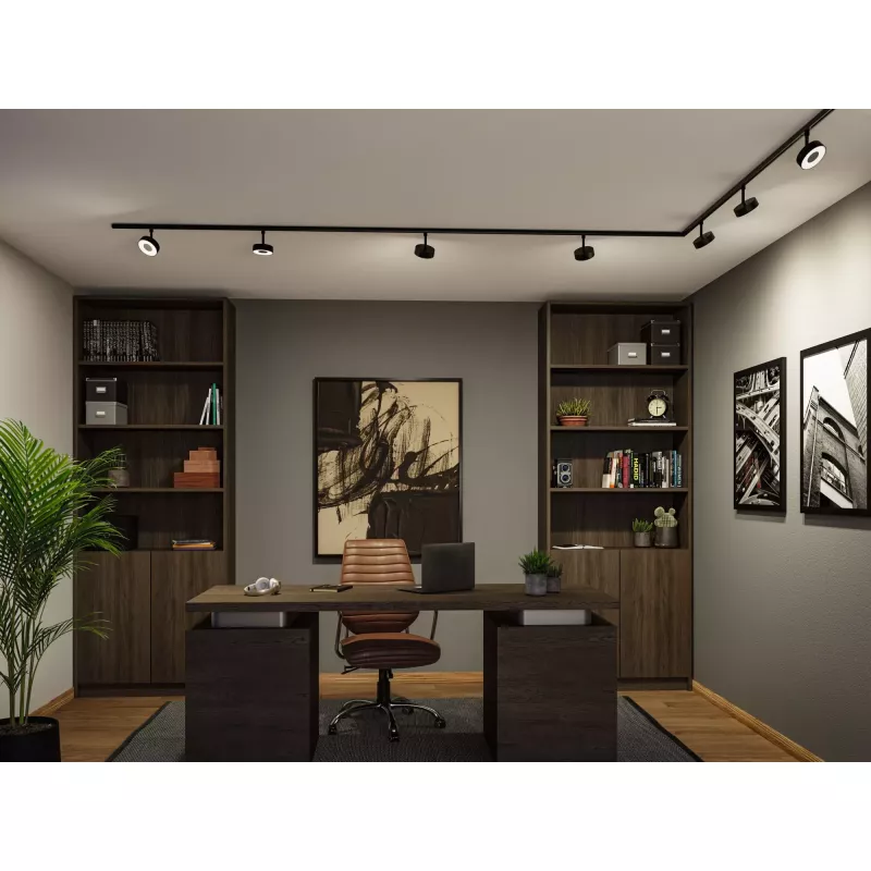 URail Track spotlight Circle 160lm 5W 2700 - 4000K dimmable 230V