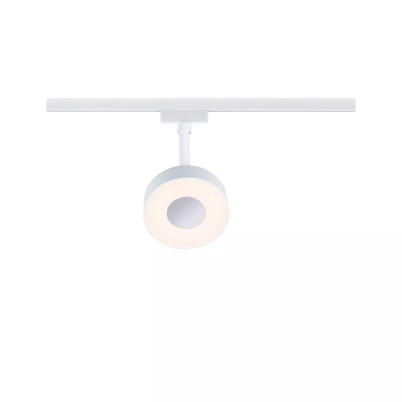 URail Spot sur rail Circle 180lm 5W 3000K gradable 230V Blanc signal PAULMANN 17 - Cimaise Tableau 