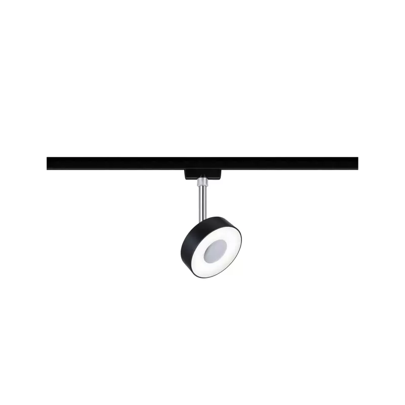 Foco para riel URail Circle 270lm 5W 4000K regulable 230V Negro mate,,, - système d'accrochage et décoration