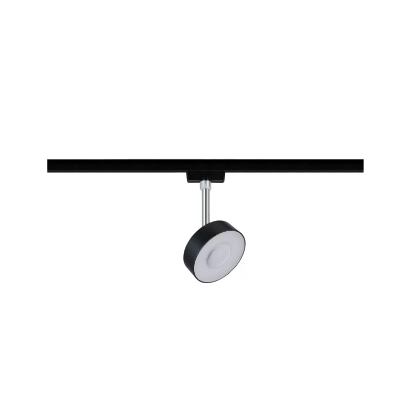 ,URail Schienenstrahler Kreis 270lm 5W 4000K dimmbar 230V Matt schwarz,,,