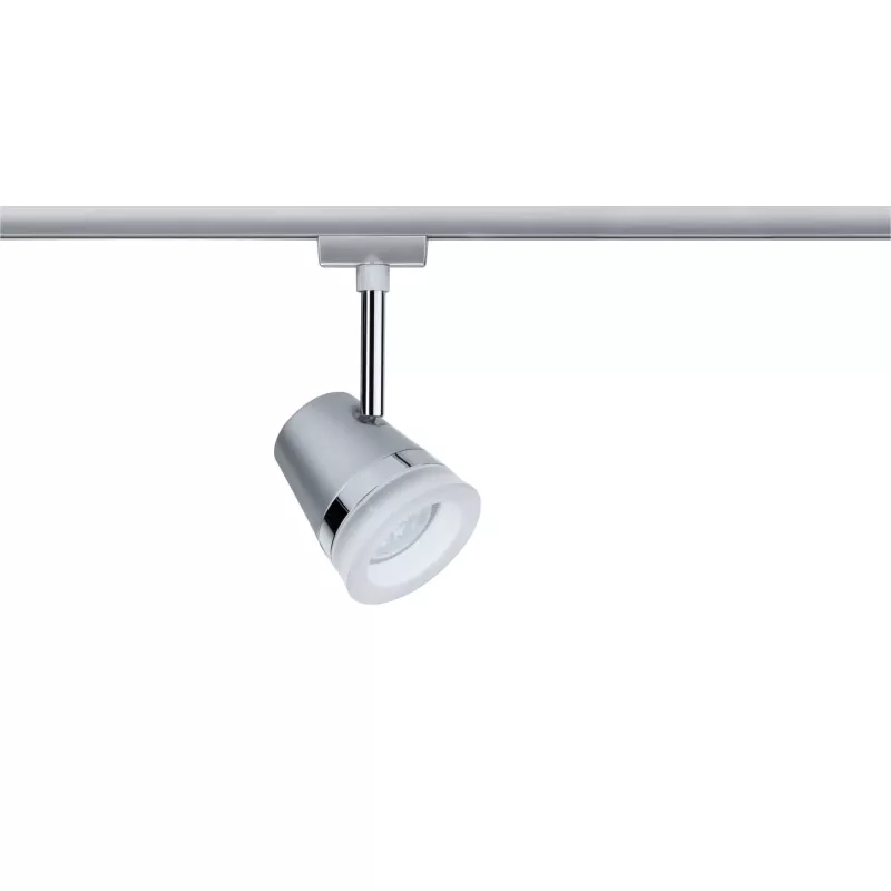 ,URail Spot auf Schiene Cone Spot einzeln GU10 max. 10W dimmbar 230V Mattchrom,,, PAULMANN 10 - Cimaise Tableau 