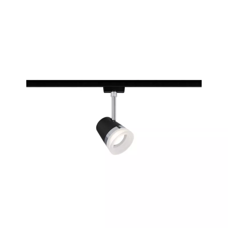 URail Track Spot Cone Individual Spot GU10 max. 10W Dimmable 230V Matte Black - système d'accrochage et décoration
