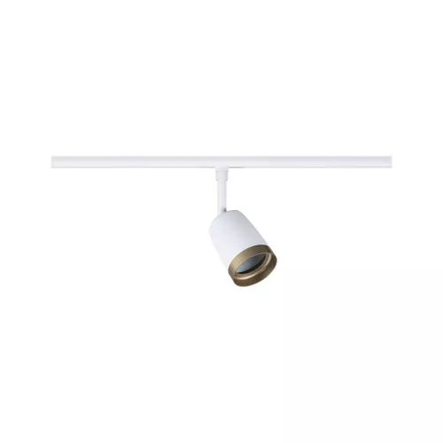 ,URail Spot sur rail Cover Spot individuel GU10 max. 10W 230V Blanc signal,, Doré,