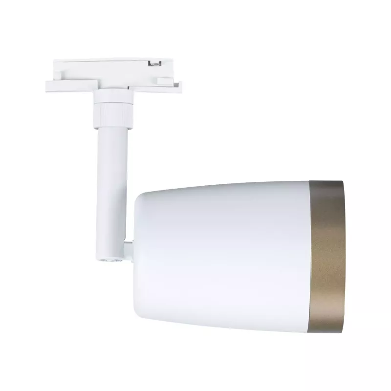 ,URail Spot sur rail Cover Spot individuel GU10 max. 10W 230V Blanc signal,, Doré,