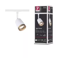 ,URail Spot sur rail Cover Spot individuel GU10 max. 10W 230V Blanc signal,, Doré, - système d'accrochage et décoration - détail 12