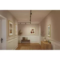 URail Spot auf der Schiene, einzelner GU10-Scheinwerfer, max. 10 W, 230 V, matt schwarz, gold - système d'accrochage et décoration - détail 10