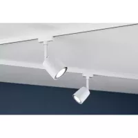 URail Gleis-Scheinwerferabdeckung, Einzelplatz, GU10, max. 10 W, dimmbar, 230 V, Signalweiß - système d'accrochage et décoration - détail 8