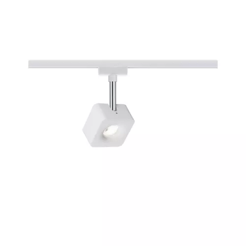 ,URail Schienenstrahler Würfel Einzelstrahler 540lm 8W 2700K dimmbar 230V Weiß,,, PAULMANN 9 - Cimaise Tableau 