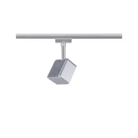 Foco de riel URail Cube Foco individual 540lm 8W 2700K regulable 230V Cromo mate,,, - système d'accrochage et décoration - détail 2