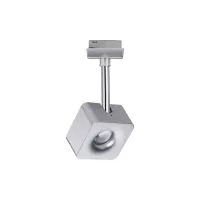 ,URail Spot sur rail Cube Spot individuel 540lm 8W 2700K gradable 230V Chrome mat,,, - système d'accrochage et décoration - détail 4