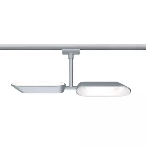 ,URail Spot sur rail Dipper Spot individuel 2x650lm 2x8W 2700K gradable 230V Chrome mat,,,