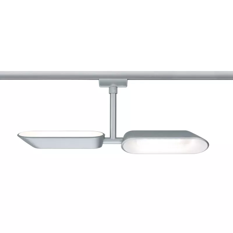 ,URail Track spotlight Dipper Individual spotlight 2x650lm 2x8W 2700K dimmable 230V Matt chrome,,,