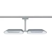 ,URail Spot sur rail Dipper Spot individuel 2x650lm 2x8W 2700K gradable 230V Chrome mat,,, - système d'accrochage et décoration - détail 3