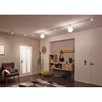 ,URail Schienenstrahler Globe Einzelstrahler E14 max. 10W dimmbar 230V Mattchrom,,, - système d'accrochage et décoration - détail 4