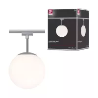 ,URail Schienenstrahler Globe Einzelstrahler E14 max. 10W dimmbar 230V Mattchrom,,, - système d'accrochage et décoration - détail 6