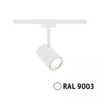 URail Luxus-Schienenstrahler GU10 max. 10 W dimmbar 230 V Signalweiß - système d'accrochage et décoration - détail 5