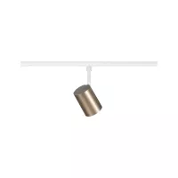URail Luxus-Schienenstrahler GU10 max. 10 W dimmbar 230 V Mattgold, Signalweiß - système d'accrochage et décoration - détail 5